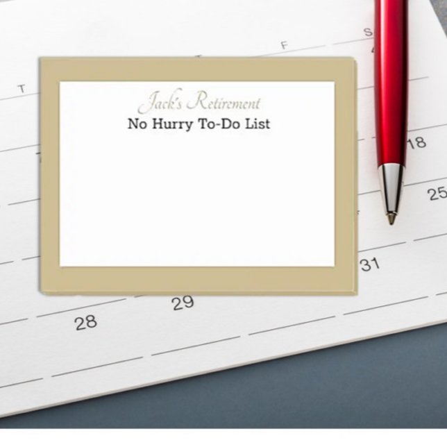 Post-it® Le billet humoristique de Custom Retiree qu'il not (Créateur téléchargé)