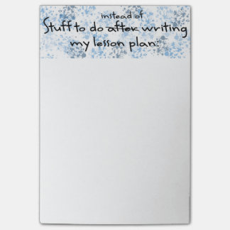 Post-it® Le bloc - notes du professeur de temporisation