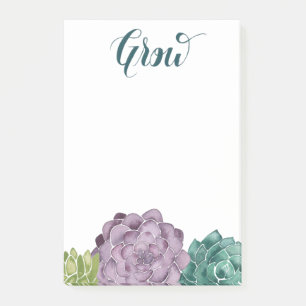 Post-it® Le bonheur de plante élèvent l'amour de récolte