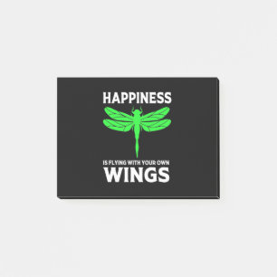 Post-it® Le Bonheur Est De Voler Avec La libellule