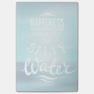 Post-it® Le bonheur vient dans l'eau salée