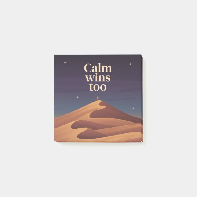 Post-it® Le calme gagne aussi (Devant)