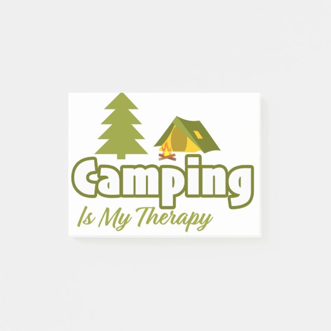 Post-it® Le Camping Est Ma Thérapie (Devant)