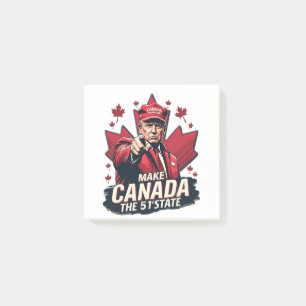 Post-it® Le Canada le 51e État Trump Canadien
