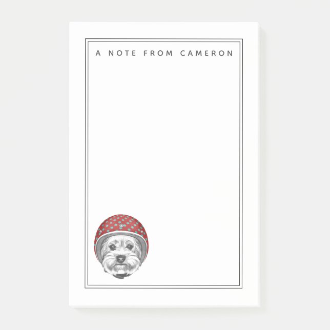 Post-it® Le casse-cou de Yorkshire Terrier | ajoutent votre (Devant)