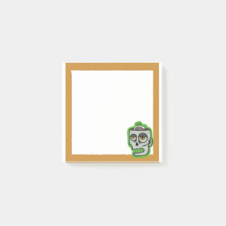 Post-it® Le cerveau coule une note zombie