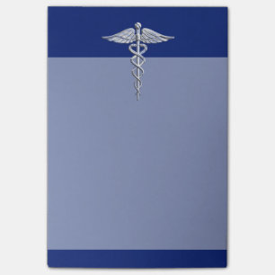 Post-it® Le chrome aiment le symbole Médicale de caducée
