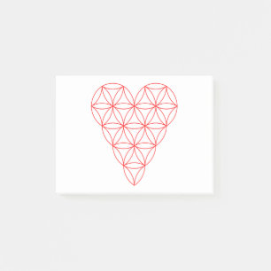 Post-it® Le Coeur De La Vie - Rouge/Câble.01