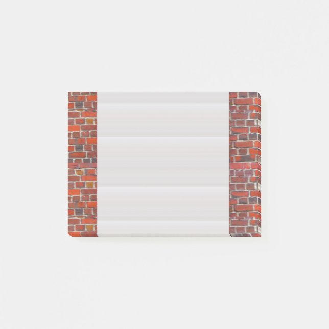 Post-it® Le Courrier-it® note 4" x 6" les briques folles de (Devant)