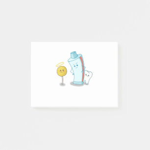 Post-it® Le dentifrice protège les dents douces de la sucre