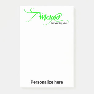 Post-it® Le étiquette d'avertissement a été désactivé, note