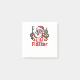 Post-it® Le Flosser préféré du Père Noël Noël Dentaire Dent