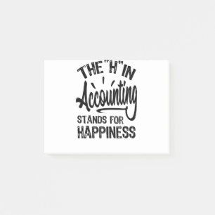 Post-it® Le H Dans La Comptabilité Est La Condition Du Bonh