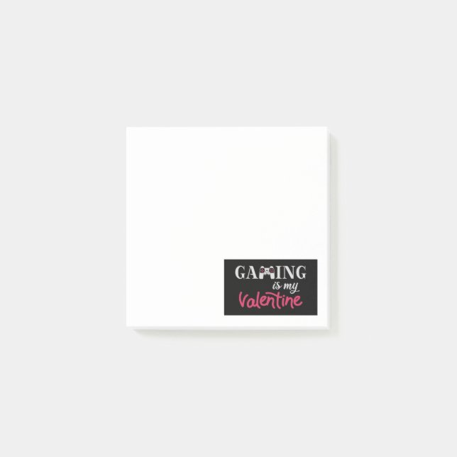 Post-it® Le jeu est mon Saint-Valentin (Devant)