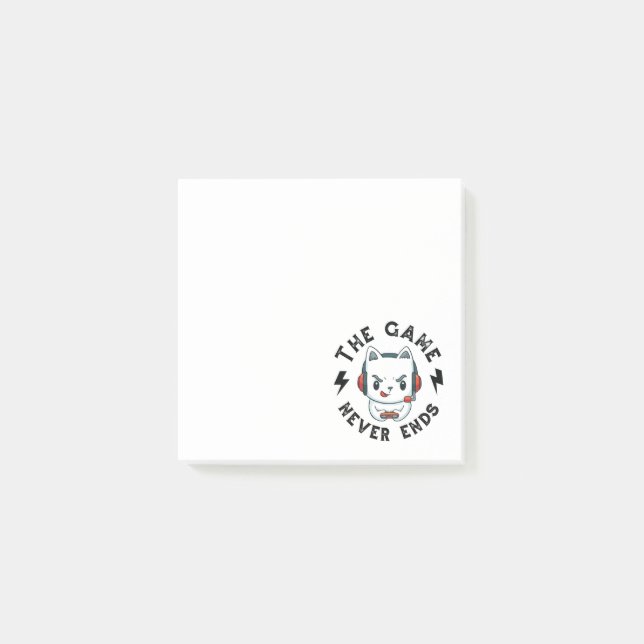 Post-it® Le Jeu ne se termine jamais (Devant)