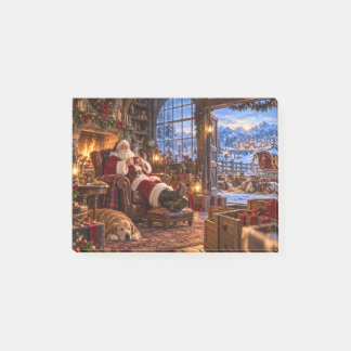Post-it® Le matin après le Père Noël et les rennes de Noël