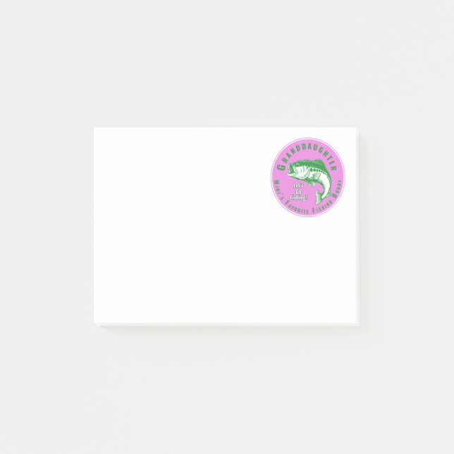 Post-it® Le meilleur compagnon de pêche de Mimi (Devant)