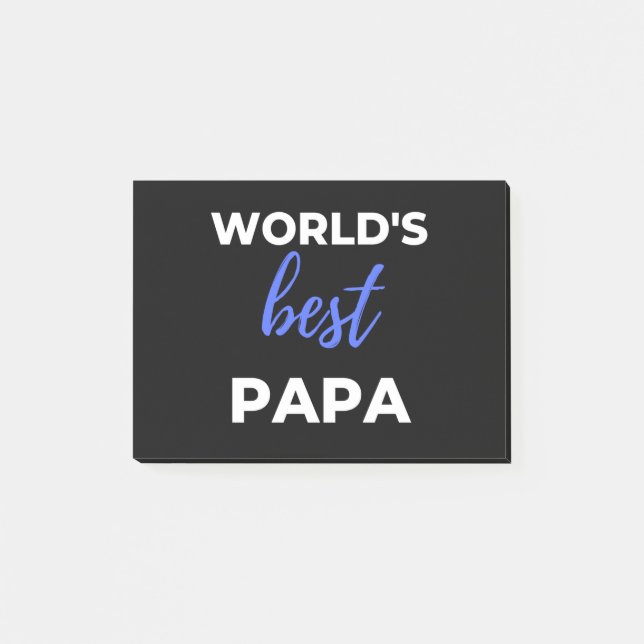 Post-it® Le meilleur papa du monde (Devant)