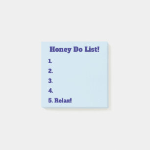 Post-it® Le miel énumèrent les notes collantes