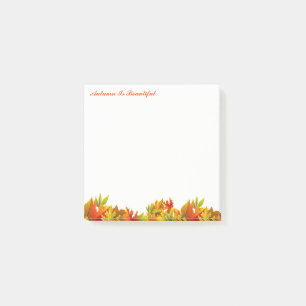Post-it® Le Note-Automne de courrier d'automne est beau