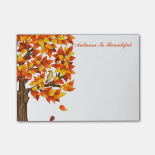 Post-it® Le Note-Automne de courrier d'automne est beau