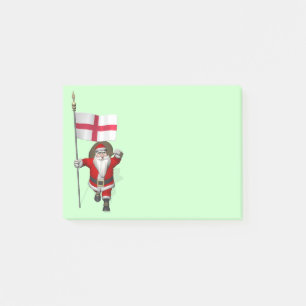 Post-it® Le Père Noël Avec L'Ensigne D'Angleterre
