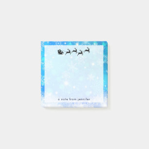 Post-it® Le Père Noël et son renne volant Noël