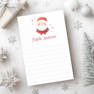 Post-it® Le Père Noël mignon ajouter le nom bordé Noël