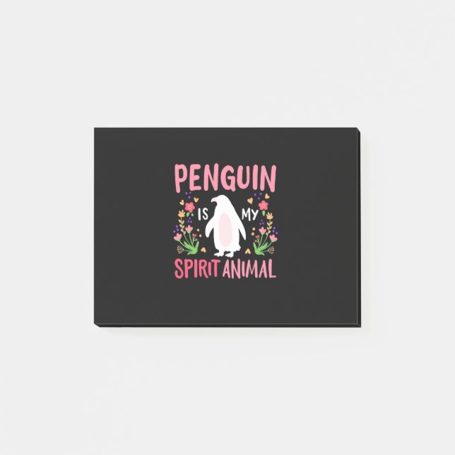 Post-it® Le pingouin est mon esprit animal (Devant)
