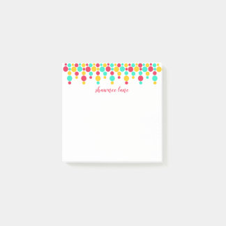 Post-it® Le pois de signature a personnalisé des notes de