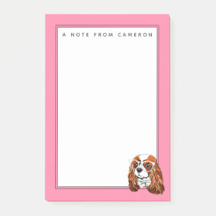 Post-it® Le portrait cavalier   d'épagneul du Roi Charles