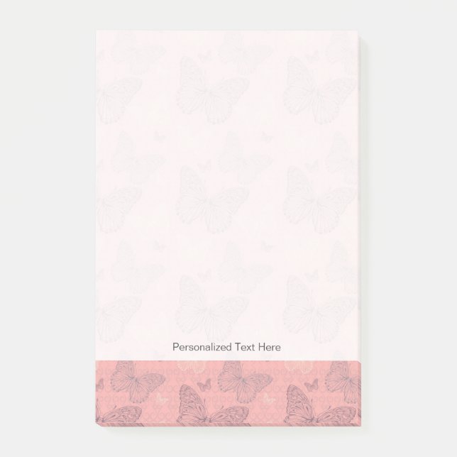 Post-it® Le rose de papillon (Devant)