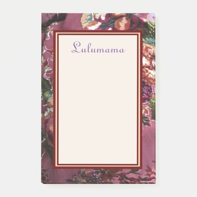 Post-it® Le ROSE de pourpre MODIFIE LA TONALITÉ l'image (Devant)