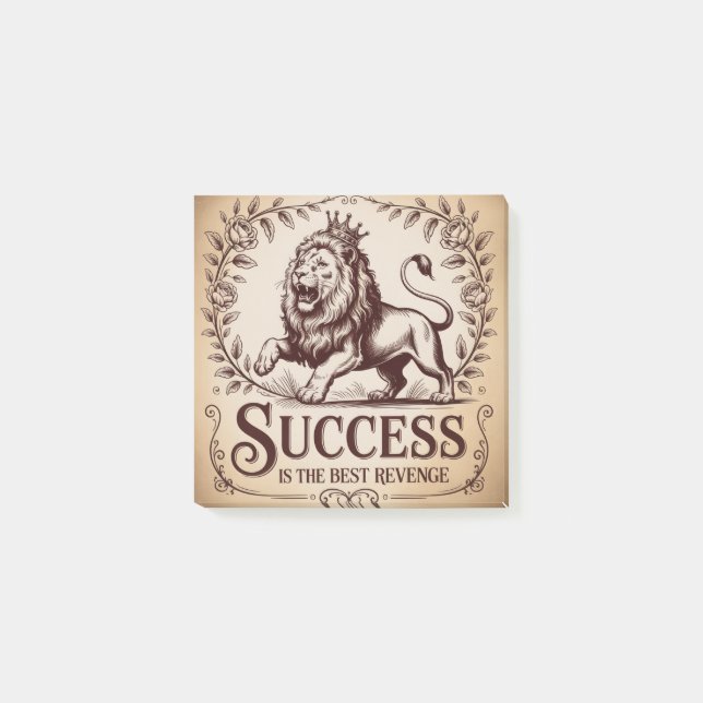 Post-it® Le succès est la meilleure vengeance (Devant)