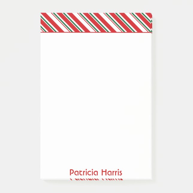 Post-it® Le sucre de canne barre Noël de | (Devant)