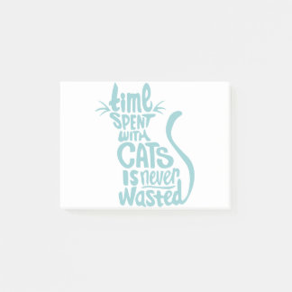 Post-it® Le temps passé avec des chats n'est jamais perdu