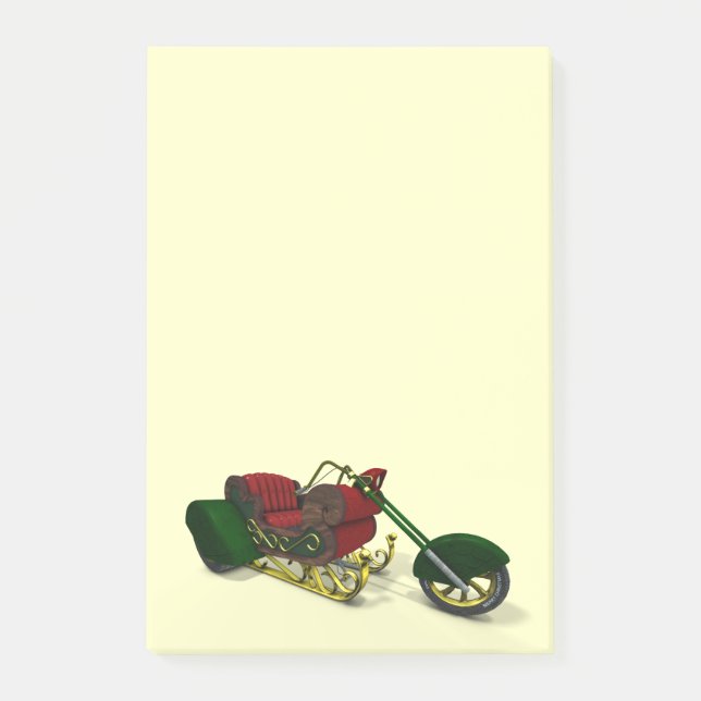 Post-it® Le trike du Père Noël (Devant)
