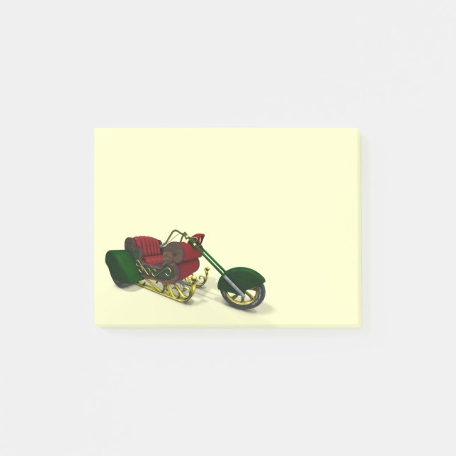 Post-it® Le trike du Père Noël (Devant)