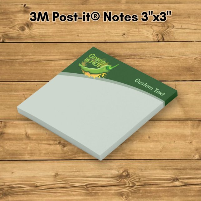 Post-it® Le vert est CHAUD (Créateur téléchargé)