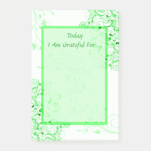 Post-it® Le vert tourbillonne gratitude curative