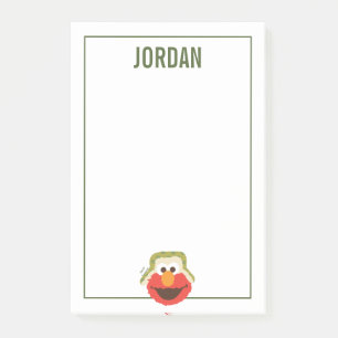 Post-it® Le visage d'Elmo Woodland Ajouter Votre Nom