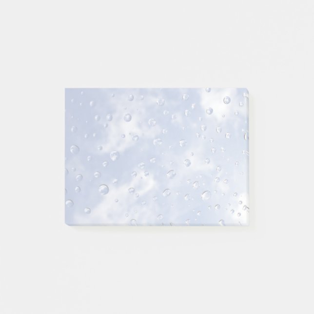 Post-it® L'Eau Tombe Sur Le Verre (Devant)