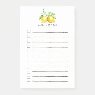 Post-it® Lemon Frais Personnalisé À Faire