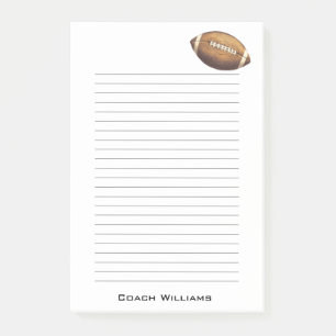 Post-it® L'entraîneur de football américain ajoutent le n