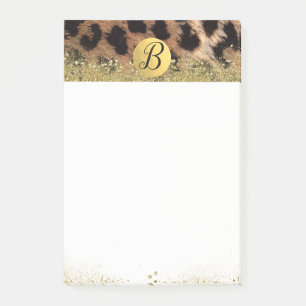 Post-it® Leopard Cheetah Poster de animal Parties scintilla