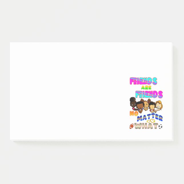 Post-it® Les amis sont des amis quoi qu'il arrive (Devant)