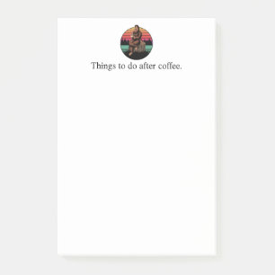 Post-it® les années 70 Retro Bigfoot & Café