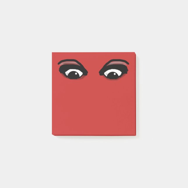 POST-IT® LES BEAUX YEUX VOUS OBSERVANT ÉCRIVENT (Devant)