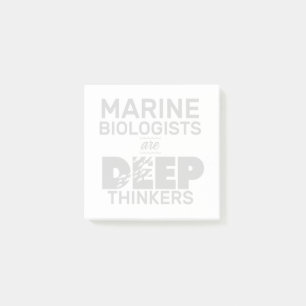 Post-it® Les biologistes marins sont des penseurs profonds