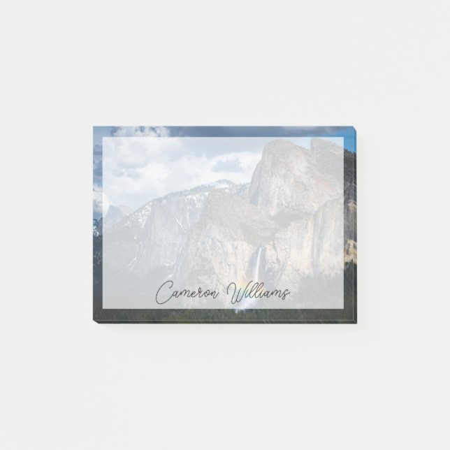 Post-it® Les cascades | Bride Veil Falls Yosemite Californi (Devant)